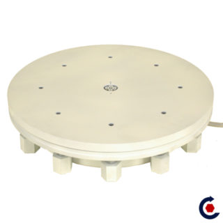 Motorized turntable for volume load up to 22000lb. FANTASTIC MOTORS