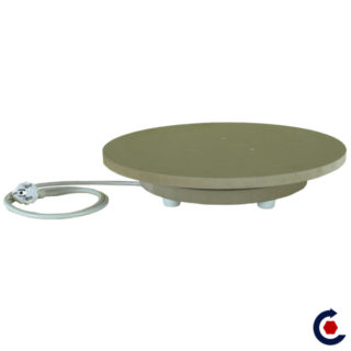 Motorized spinner for rotating presentation - FANTASTIC MOTORS tel +33(0)4 75 59 06 51