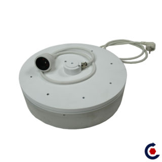 Rotating turntable with rotating electrical inlet FANTASTIC MOTORS