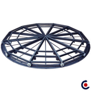 Car turntable. Rotating stage Ø5m - Double reinforced mesh
