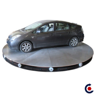 Plateforme tournante motorisée pour voiture Triple maillage.