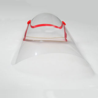 Projection protection visor
