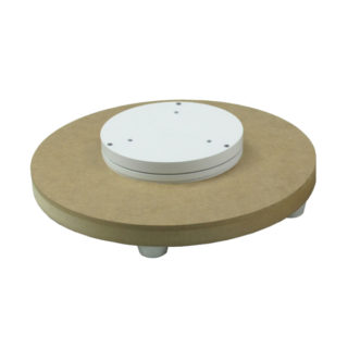 Motorised turntable to be personalised with your decor tray. FANTASTIC MOTORS advises you tel. +33(0)475590651