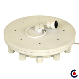 Motorized turntable with electric inlet side exit FANTASTIC MOTORS ®