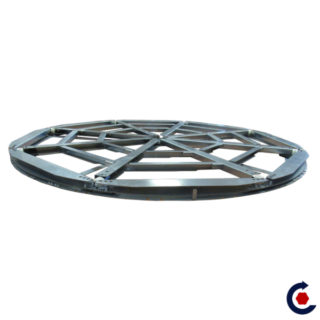 Plateforme tournante manuelle pour faire tourner une moto, un quad.