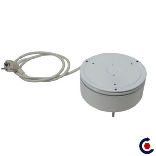 Rotating display platform for window displays, to be inserted into structure: FANTASTIC MOTORS tel 04 75 59 06 51