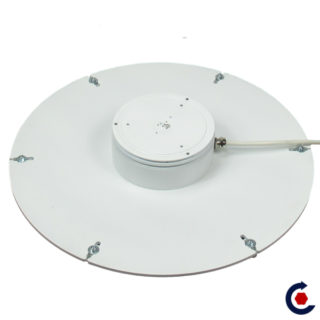 Motorized turntable with Ø 40 cm base, 2 rpm counterclockwise